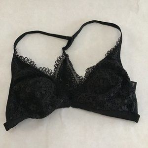 Victoria's Secret sexy black lace t-back bra, size S
